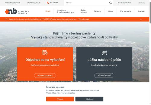Webové stránky PP Hospitals, s.r.o., Brandýs nad Labem-Stará Boleslav