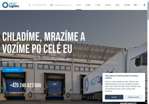 Frost Logistics, a.s. nabízí práci na pozici řidiči s profesní způsobilosí C,C+E (m/ž) v obci Psáry