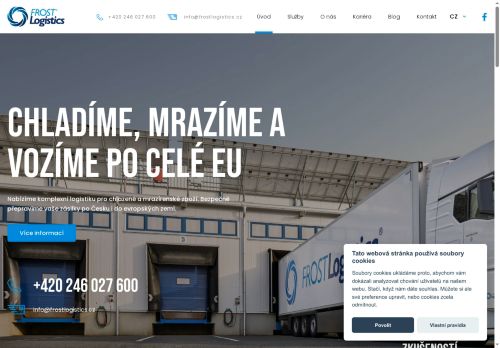 Frost Logistics, a.s. nabízí práci na pozici řidiči s profesní způsobilosí C,C+E (m/ž) v obci Psáry