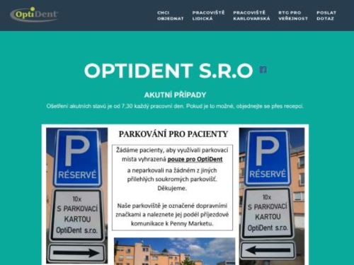 Zubní ordinace OptiDent, s.r.o. (pracoviště Karlovarská)