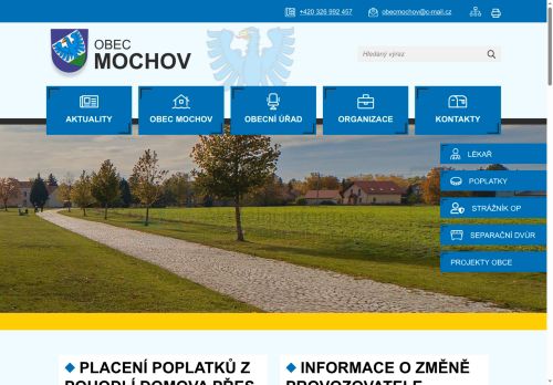 Zobrazit webové stránky Obecní úřad Mochov