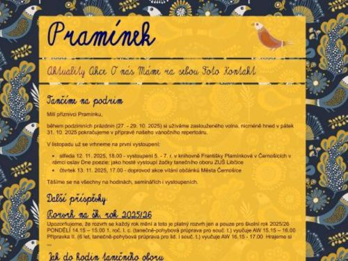 Folklórní soubor Pramínek