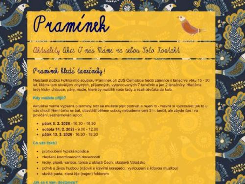 Folklórní soubor Pramínek