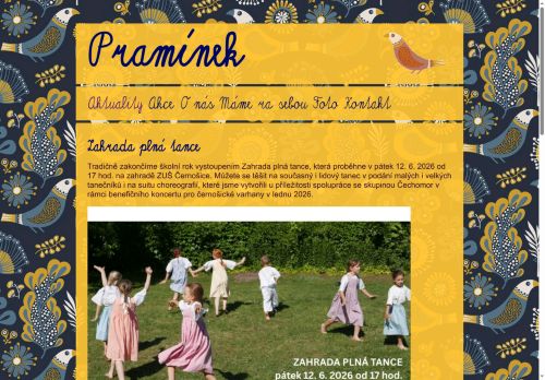 Zobrazit webové stránky Folklórní soubor Pramínek
