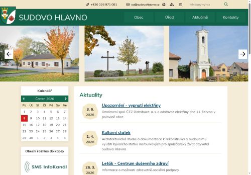 Zobrazit webové stránky Obecní úřad Sudovo Hlavno