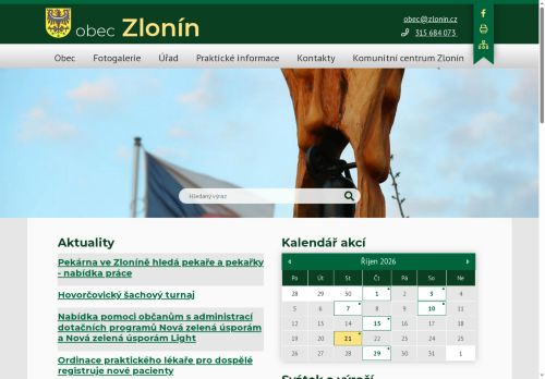 Zobrazit webové stránky Obecní úřad Zlonín