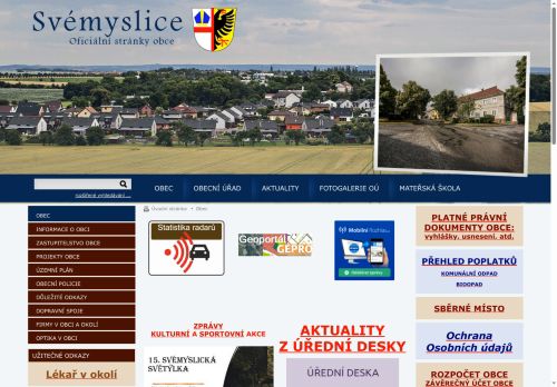 Zobrazit webové stránky Obecní úřad Svémyslice