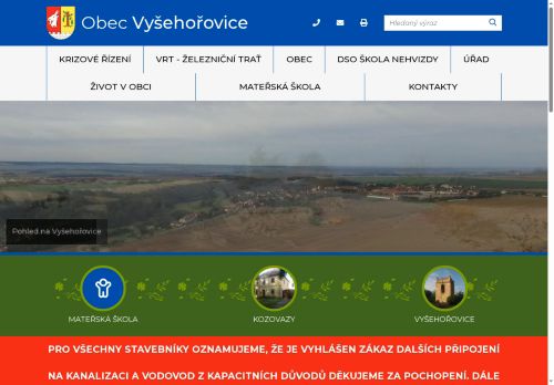 Zobrazit webové stránky Obecní úřad Vyšehořovice