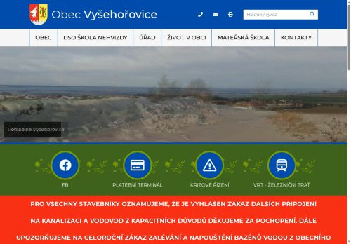 Zobrazit webové stránky Obecní úřad Vyšehořovice