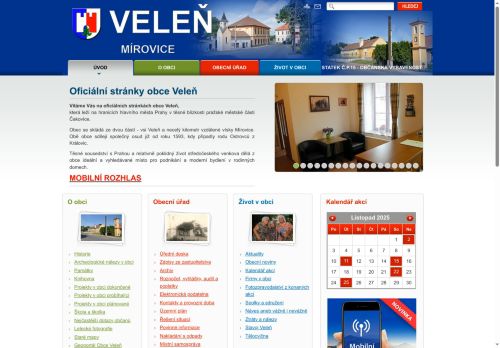 Zobrazit webové stránky Obecní úřad Veleň