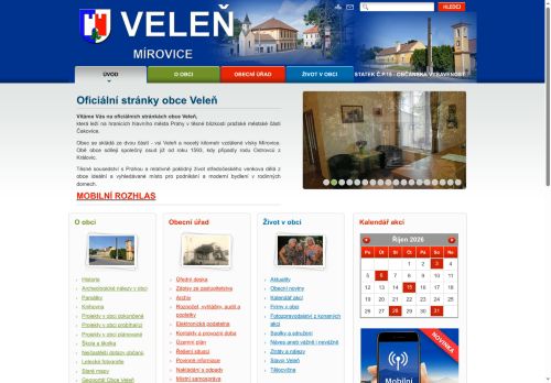 Zobrazit webové stránky Obecní úřad Veleň