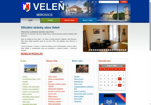 Zobrazit webové stránky Obecní úřad Veleň