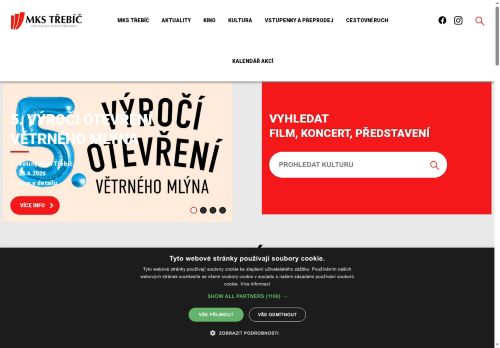 Zobrazit webové stránky Městské kulturní středisko Třebíč
