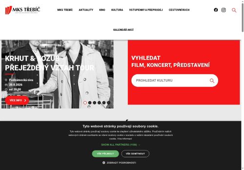 Zobrazit webové stránky Městské kulturní středisko Třebíč