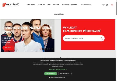 Zobrazit webové stránky Městské kulturní středisko Třebíč