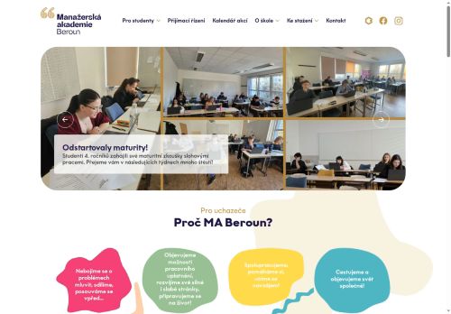 Zobrazit webové stránky Manažerská akademie