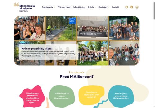 Zobrazit webové stránky Manažerská akademie