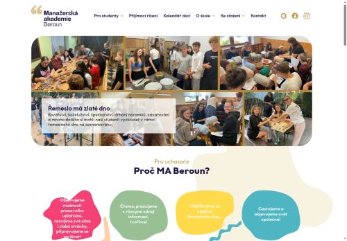 Zobrazit webové stránky Manažerská akademie