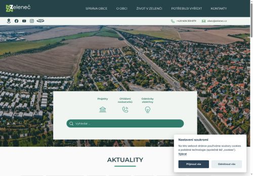 OBEC ZELENEČ nabízí práci na pozici Pracovník/pracovnice technických služeb v obci Zeleneč
