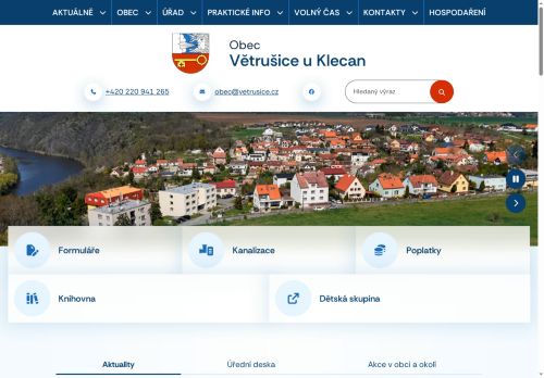 Zobrazit webové stránky Obecní úřad Větrušice