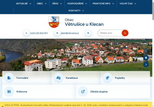 Zobrazit webové stránky Obecní úřad Větrušice