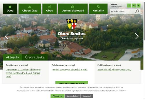 Zobrazit webové stránky Obecní úřad Sedlec