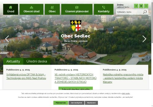 Zobrazit webové stránky Obecní úřad Sedlec