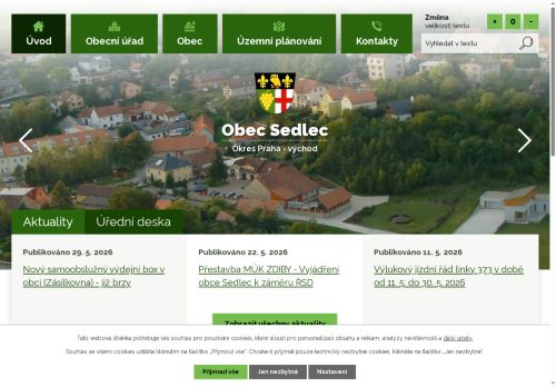 Zobrazit webové stránky Obecní úřad Sedlec