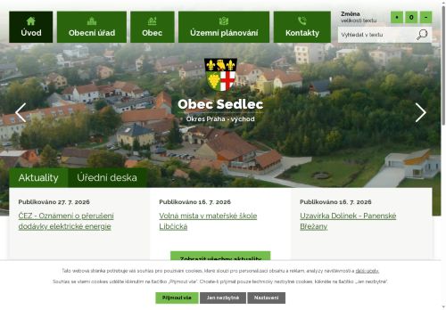 Zobrazit webové stránky Obecní úřad Sedlec