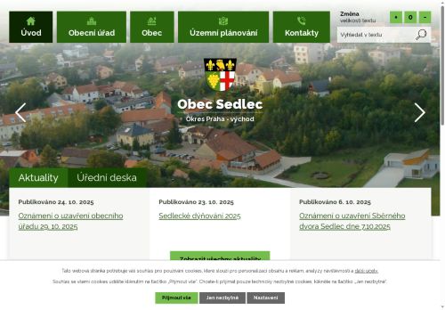 Zobrazit webové stránky Obecní úřad Sedlec