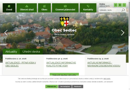 Zobrazit webové stránky Obecní úřad Sedlec
