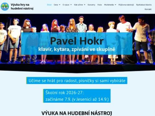 Pavel Hokr - hudební škola