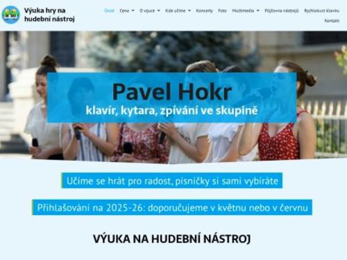 Pavel Hokr - hudební škola