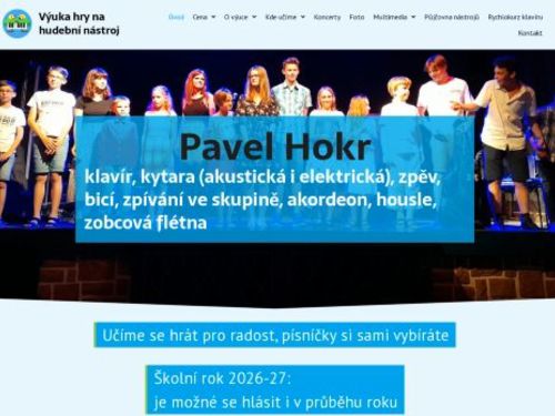 Pavel Hokr - hudební škola