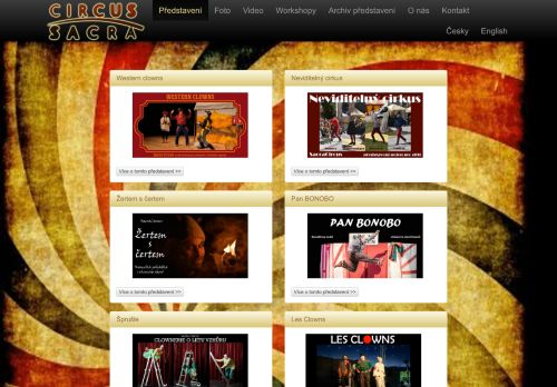 Zobrazit webové stránky Sacra Circus
