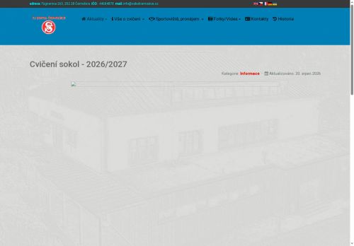 Zobrazit webové stránky Sokol Černošice