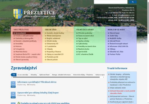 Zobrazit webové stránky Obecní úřad Přezletice