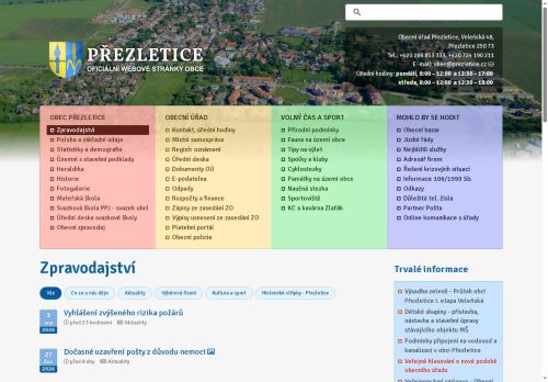 Zobrazit webové stránky Obecní úřad Přezletice