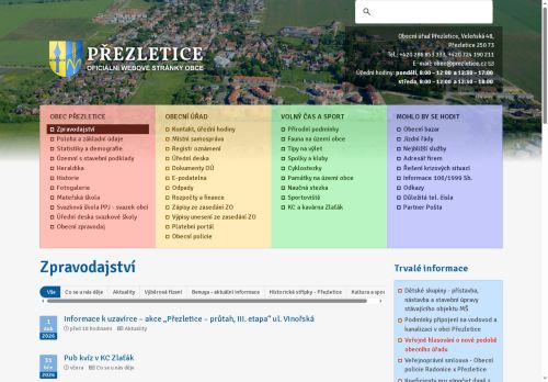 Zobrazit webové stránky Obecní úřad Přezletice