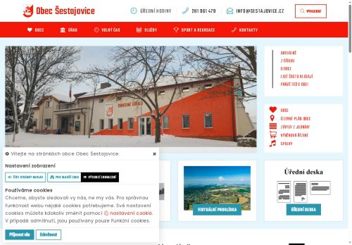 Zobrazit webové stránky Obecní úřad Šestajovice