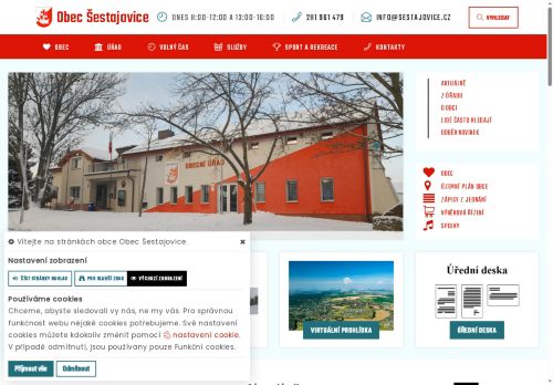Zobrazit webové stránky Obecní úřad Šestajovice