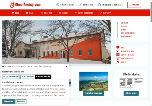 Zobrazit webové stránky Obecní úřad Šestajovice