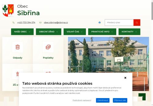 Zobrazit webové stránky Obecní úřad Sibřina