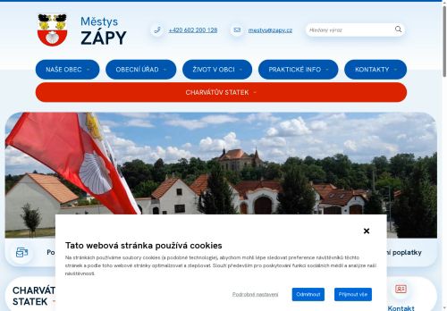 Zobrazit webové stránky Úřad městyse Zápy