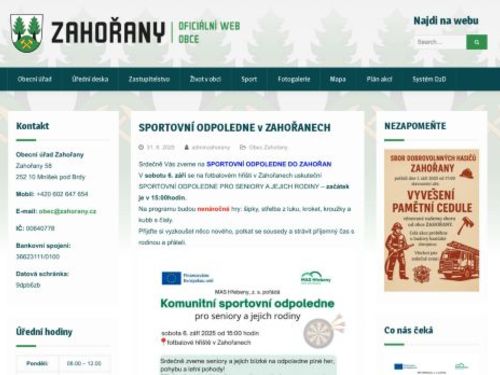 Obecní úřad Zahořany
