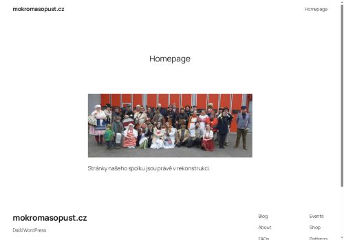 Zobrazit webové stránky Masopustní spolek