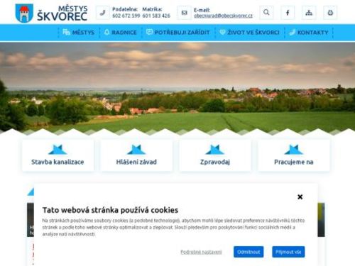 Úřad městyse Škvorec