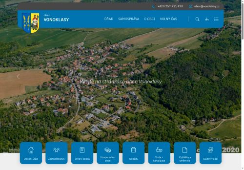 Zobrazit webové stránky Obecní úřad Vonoklasy