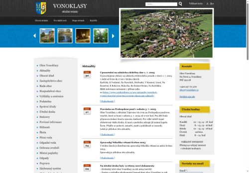 Zobrazit webové stránky Obecní úřad Vonoklasy