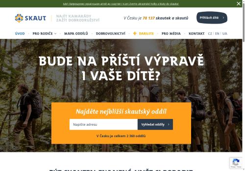 Zobrazit webové stránky JUNÁK - český skaut, středisko Černošice